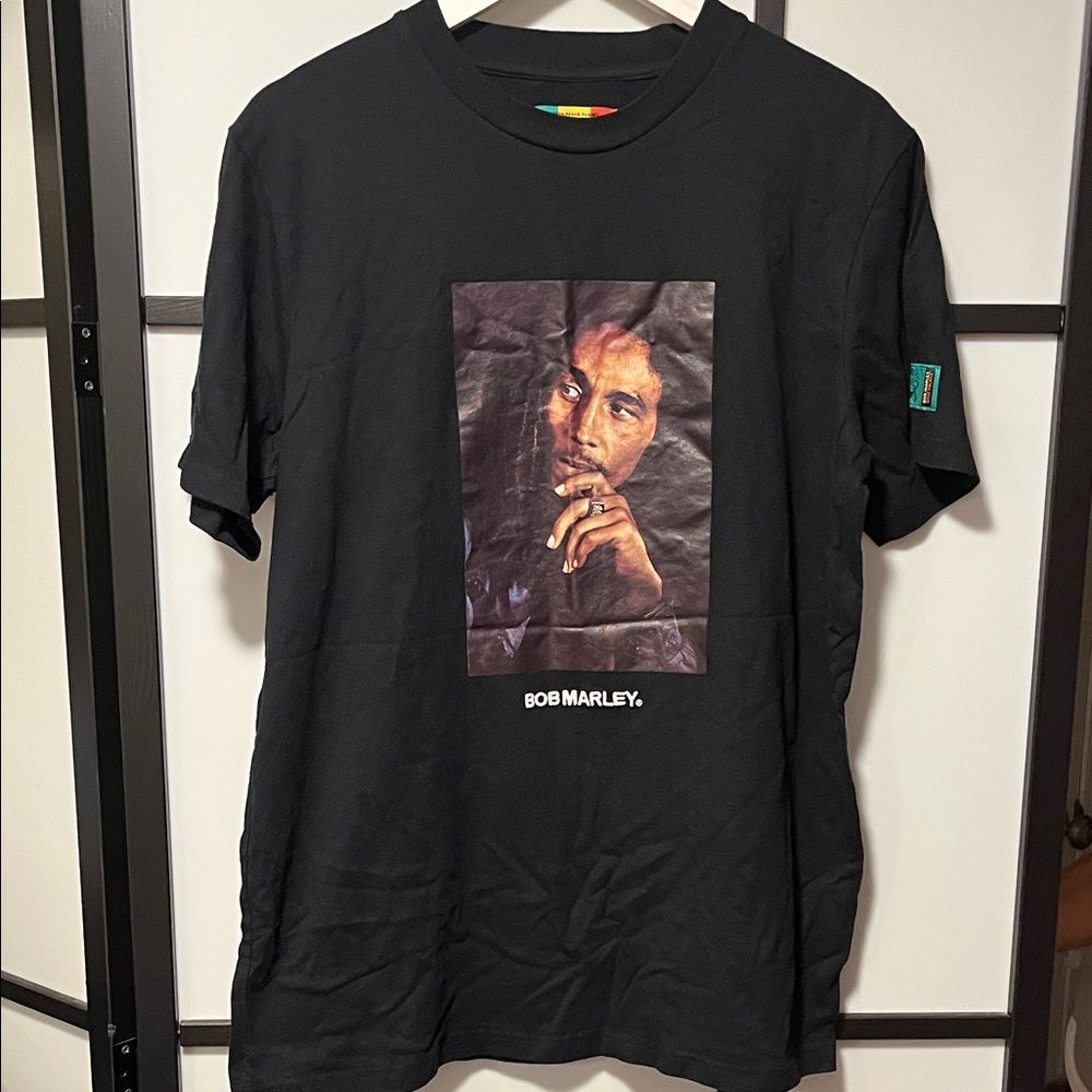 Bob Marley x Shoe Palace Black T-Shirt Men's Size Large